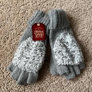 Faded Glory Women's One Size Grey Gloves/Mittens – Brand New